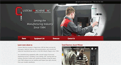 Desktop Screenshot of customcncmachine.com